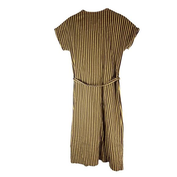 Ace & Jig Gallo Midi Dress Trapeze Size XS Belted Pockets - Picture 2 of 11